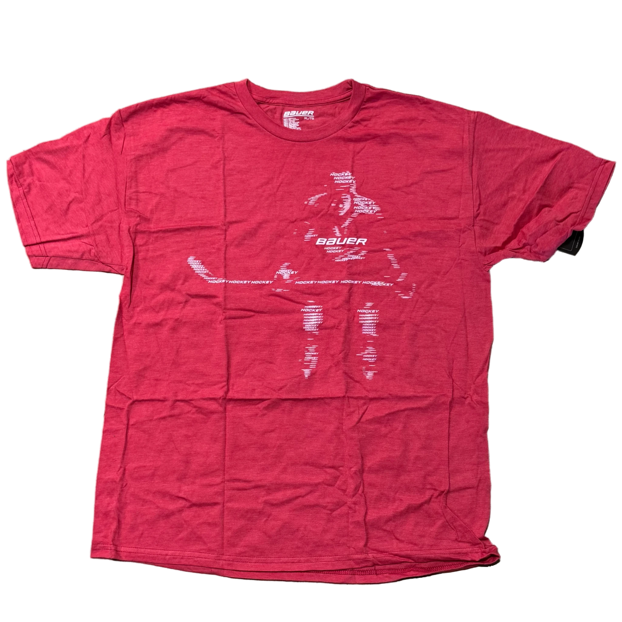 Bauer - T-shirt de hockey graphique (rouge)